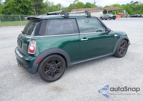 2012 Mini Cooper S из США, поврежденный, VIN WMWSV3C50CTY27516